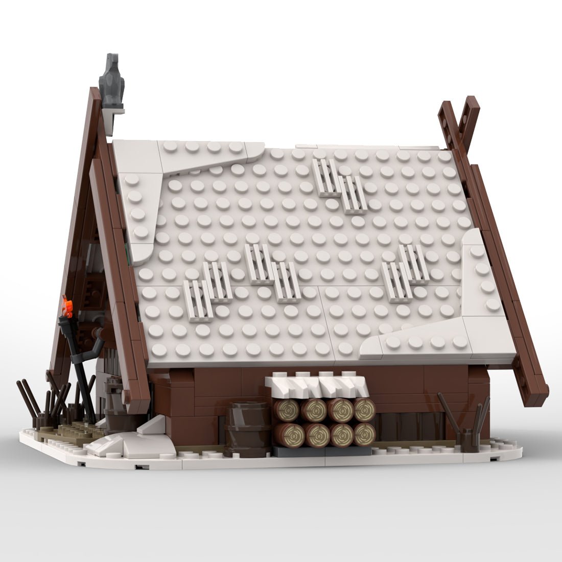 MOC - 93063 Medieval Viking's House Building Blocks - LesDiy