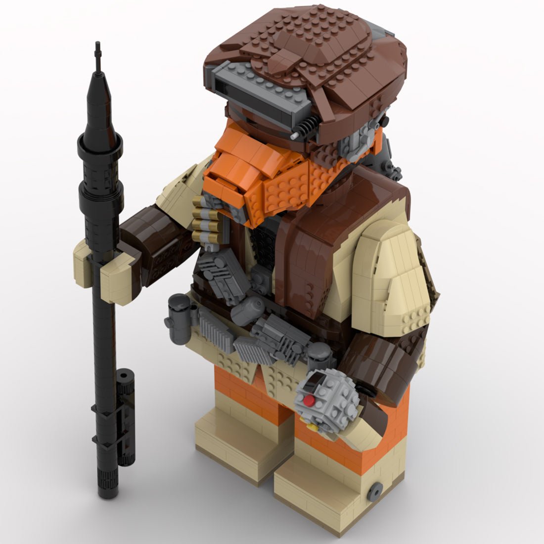 MOC - 93592 Boushh Mega Figure(with Helmet) - LesDiy - 