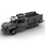 MOC - 93675 Military M3 Armored Carriers Tracked Vehicle - LesDiy - 