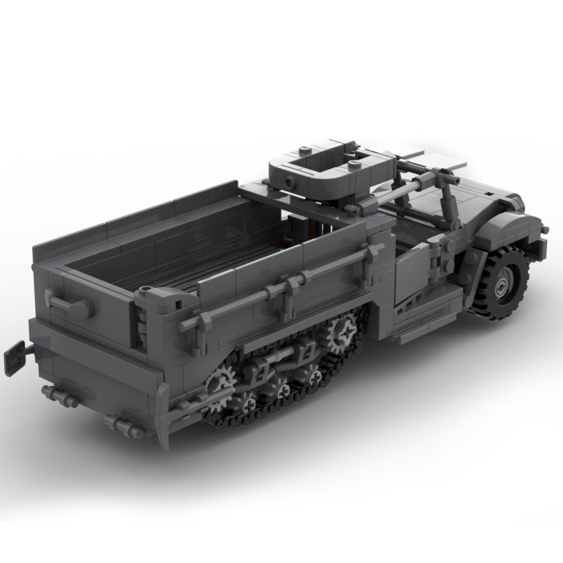 MOC - 93675 Military M3 Armored Carriers Tracked Vehicle - LesDiy - 