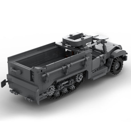 MOC - 93675 Military M3 Armored Carriers Tracked Vehicle - LesDiy - 