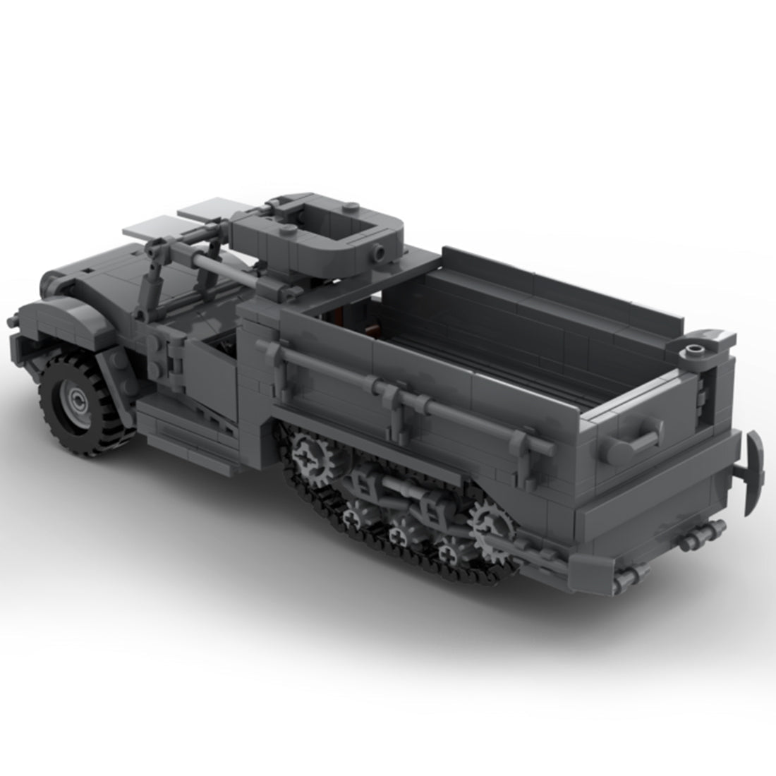 MOC - 93675 Military M3 Armored Carriers Tracked Vehicle - LesDiy - 