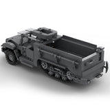 MOC - 93675 Military M3 Armored Carriers Tracked Vehicle - LesDiy - 