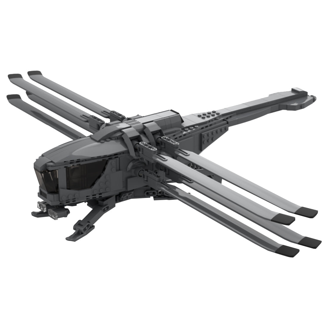 MOC - 93682 Science Fiction Style Imperial Ornithopter Model - LesDiy - 
