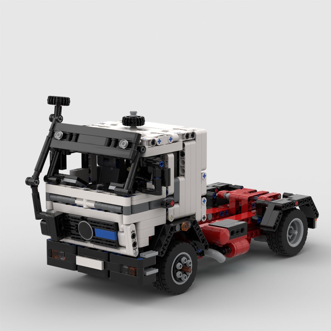 MOC - 93768 Mercedes - Benz NG 1632 and Trailer - LesDiy - 