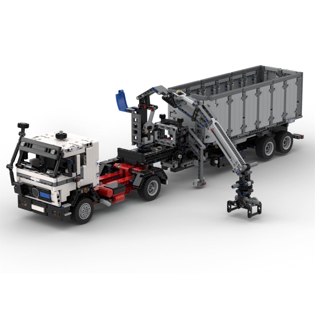 MOC - 93768 Mercedes - Benz NG 1632 and Trailer - LesDiy - 