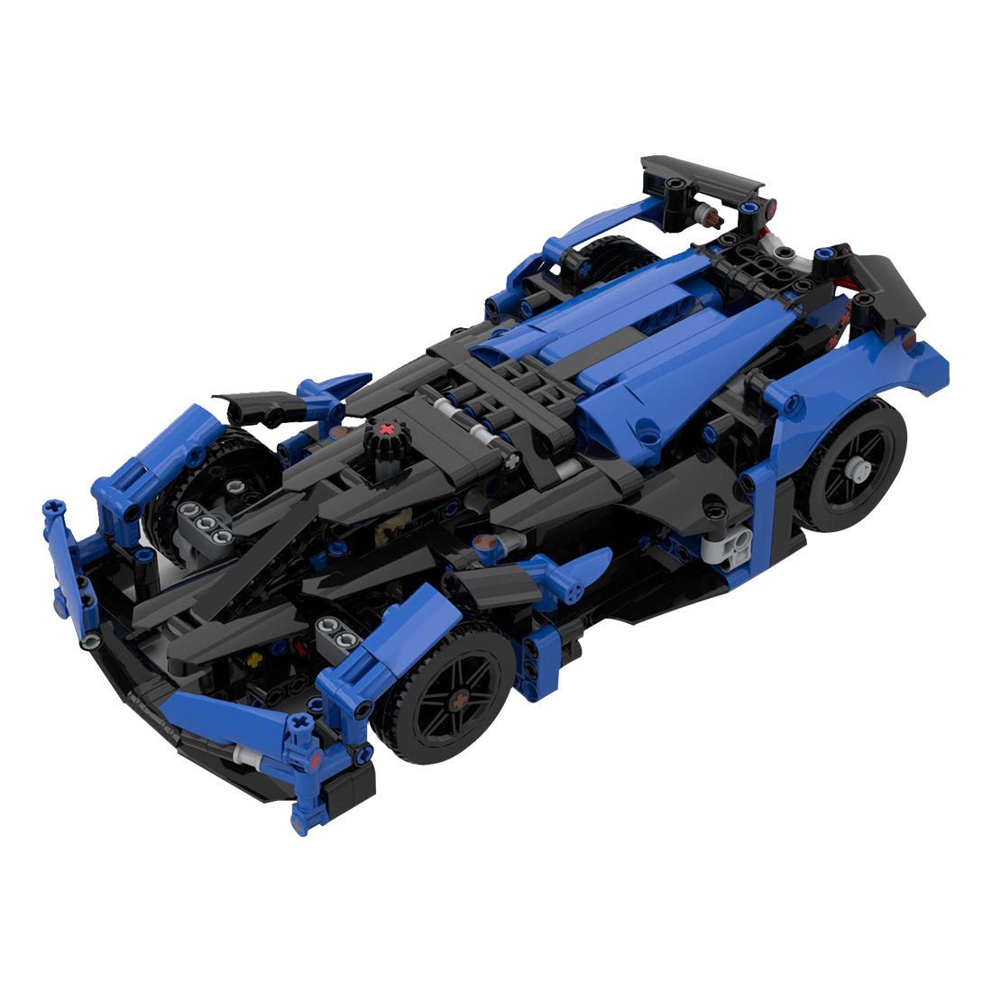 MOC-95786 V12 GT Supercar Model MOC Racing Car | LesDiy