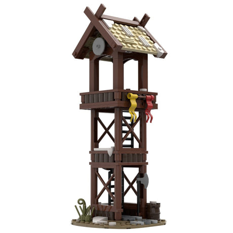 MOC - 95891 The Viking Tower Medieval Building Blocks - LesDiy - building blocks