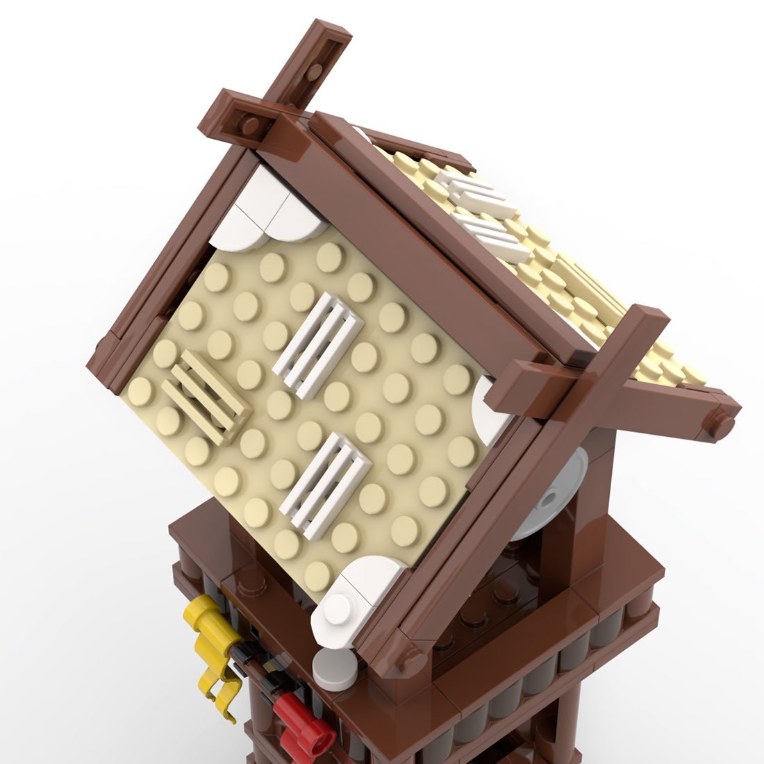 MOC-95891 The Viking Tower Medieval Building Blocks | LesDiy