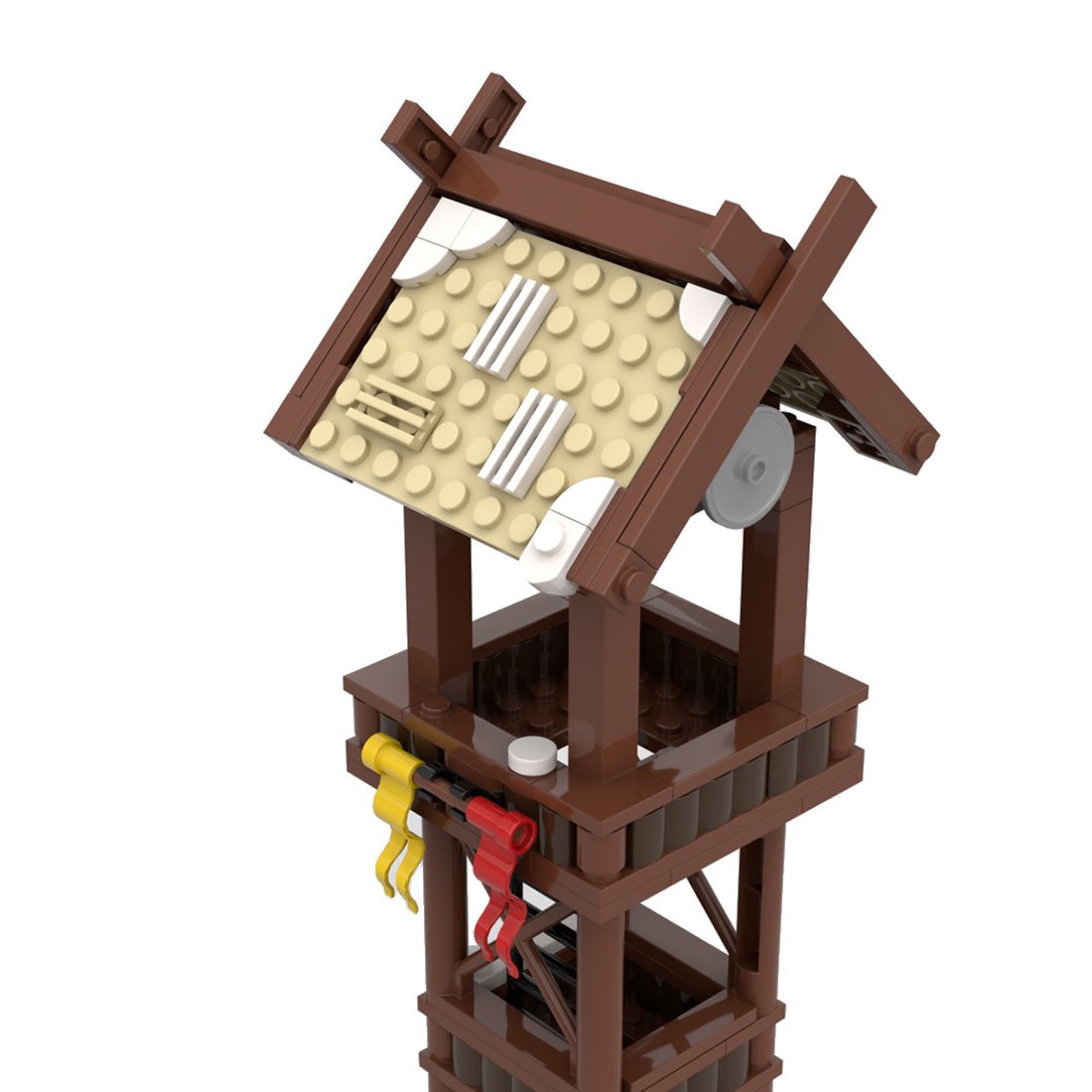 MOC - 95891 The Viking Tower Medieval Building Blocks - LesDiy
