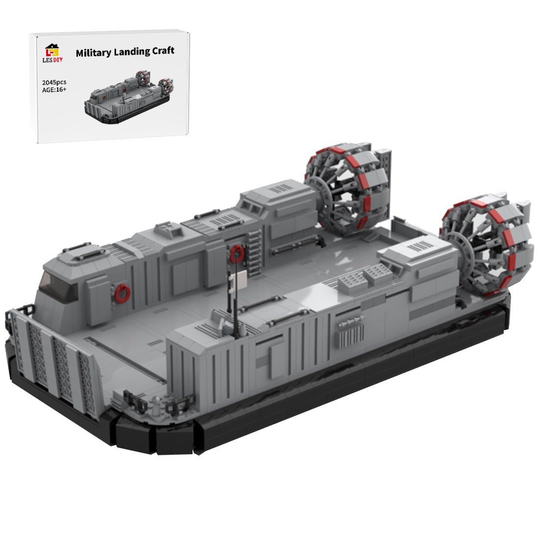 MOC - 96061 Military Landing Craft Building Blocks - LesDiy - 