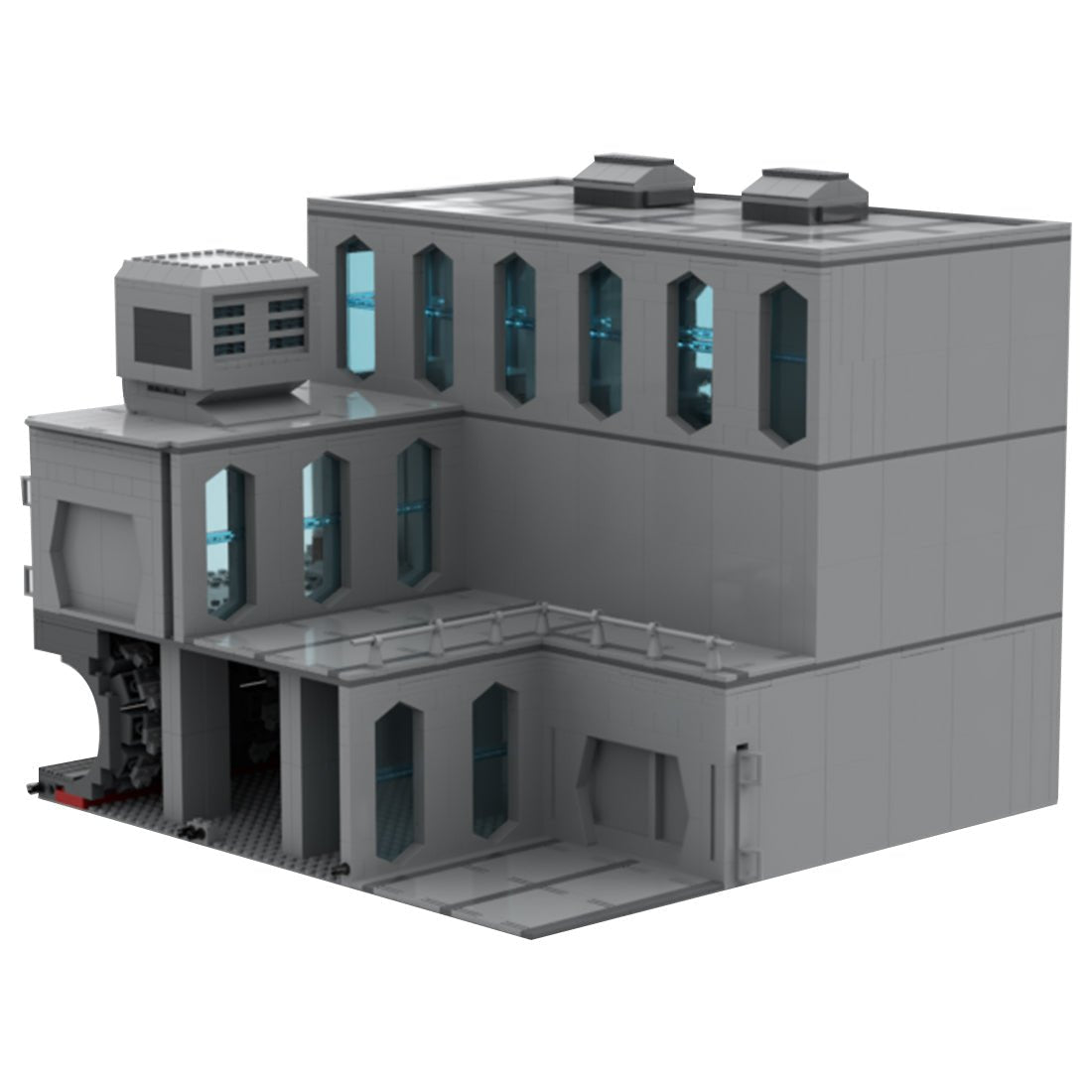 MOC - 96064 Sci - fi Space Wars Modular Military Scene - LesDiy - 