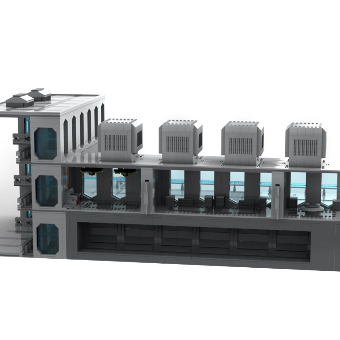 MOC - 96064 Sci - fi Space Wars Modular Military Scene - LesDiy - 