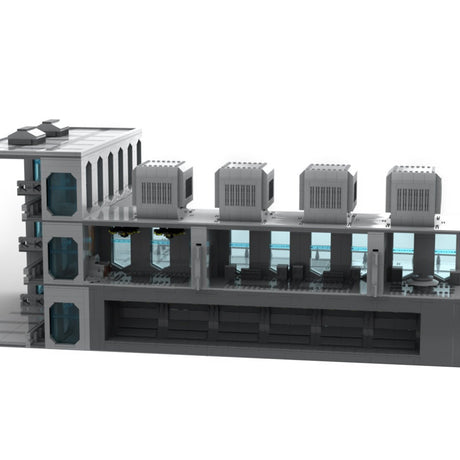 MOC - 96064 Sci - fi Space Wars Modular Military Scene - LesDiy - 