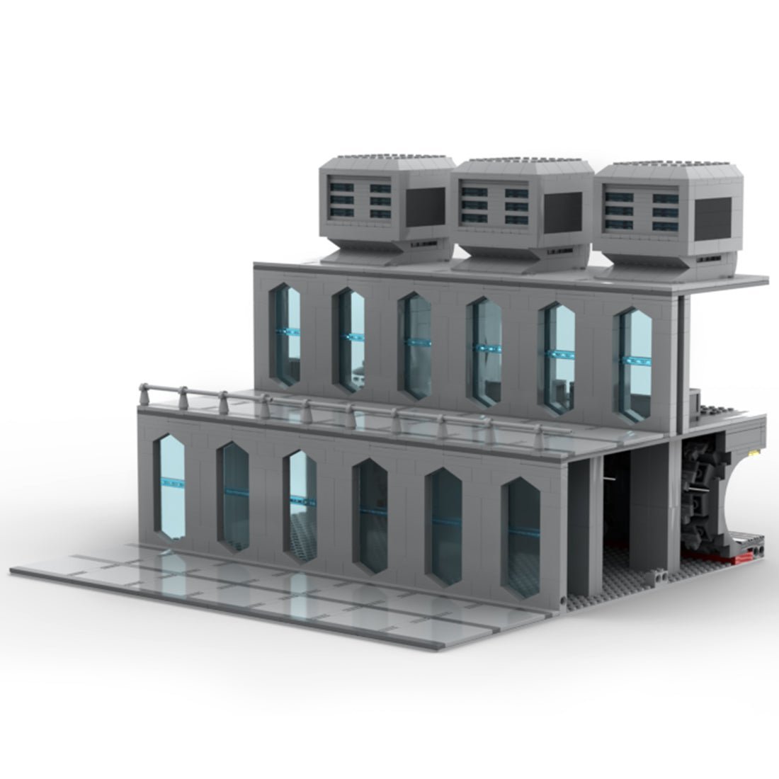 MOC - 96064 Sci - fi Space Wars Modular Military Scene - LesDiy - 