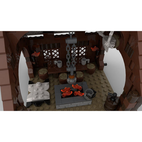 MOC - 96080 Winter Viking Mead Hall Building Blocks - LesDiy - Building Blocks