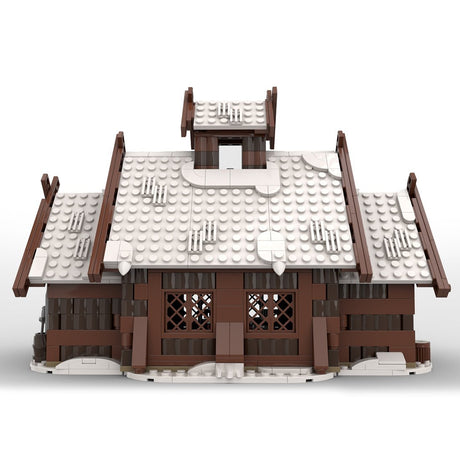 MOC - 96080 Winter Viking Mead Hall Building Blocks - LesDiy - Building Blocks