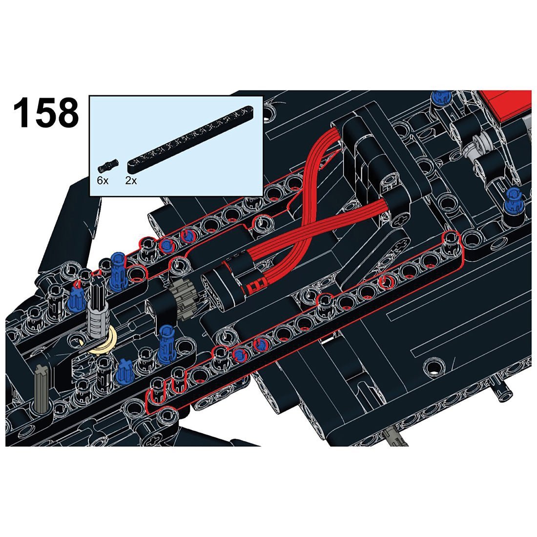 Moc - 96306 Red Bull Racing Honda F1 RB16B (8386 Base) 1:10 Scale - LesDiy - 