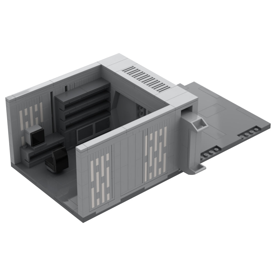 MOC - 96793 Sci - fi Space Modular Officer's Office Model - LesDiy - 