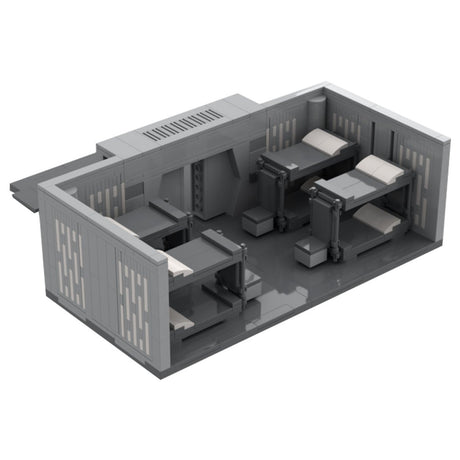 MOC - 97474 Sci - fi Space Modular Barracks Model - LesDiy - 