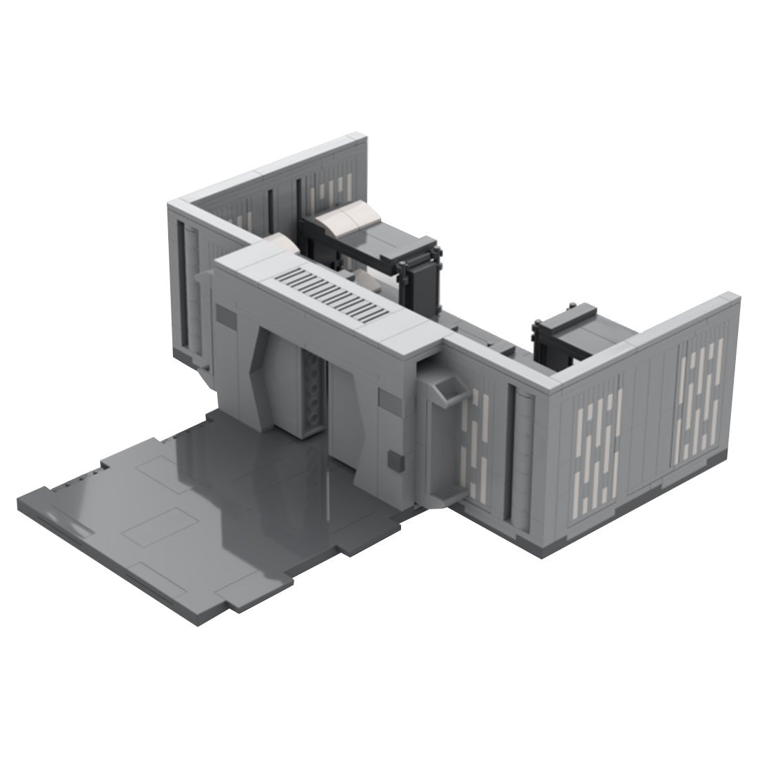 MOC - 97474 Sci - fi Space Modular Barracks Model - LesDiy - 