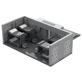MOC - 97474 Sci - fi Space Modular Barracks Model - LesDiy - 