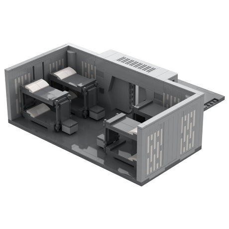 MOC - 97474 Sci - fi Space Modular Barracks Model - LesDiy - 