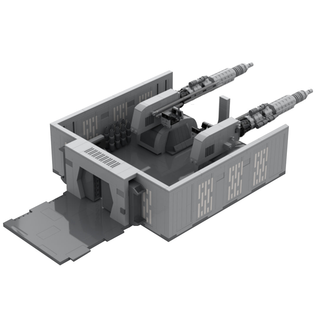 MOC - 97477 Sci - fi Space Wars Modular Cannon House - LesDiy - 