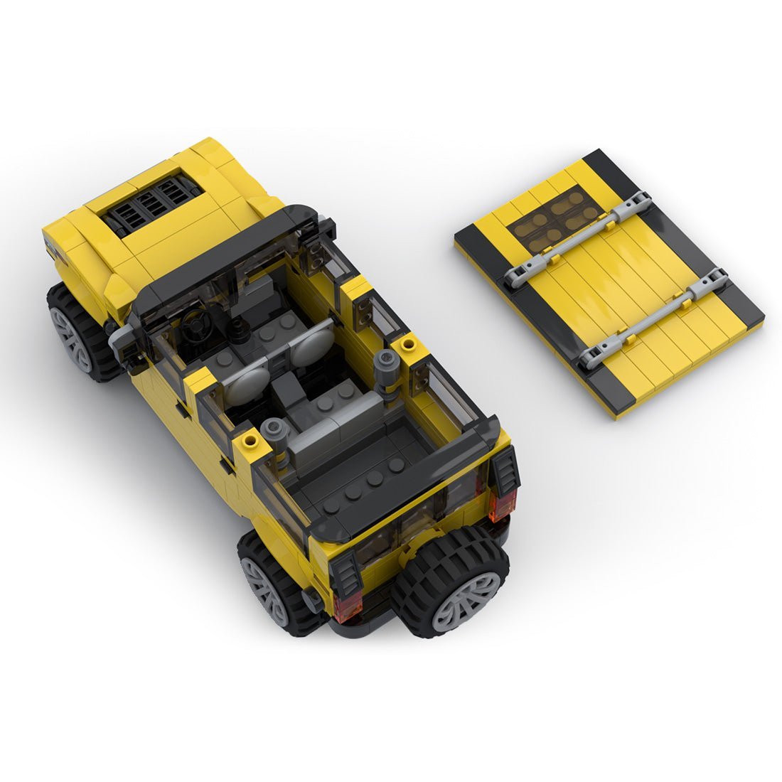 MOC - 97615 Hummer H2 Off - Road Car - LesDiy - 