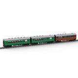 MOC-97676 Deutsche Reichsbahn 4-Axle “Reko” Coaches Building Blocks-LesDiy-Locomotive-