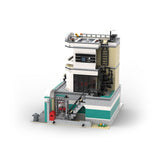 MOC - 97835 Car Dealership - 10260 Downtown Diner Alternative Building Blocks - LesDiy - MOC