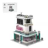 MOC - 97835 Car Dealership - 10260 Downtown Diner Alternative Building Blocks - LesDiy - MOC