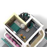 MOC - 97835 Car Dealership - 10260 Downtown Diner Alternative Building Blocks - LesDiy - MOC