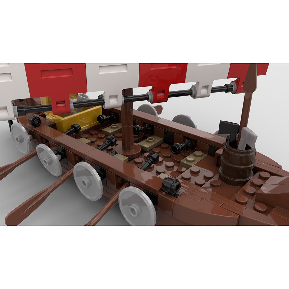 MOC - 98225 The Viking Longship - LesDiy - 