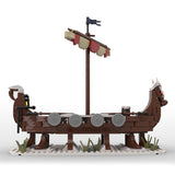 MOC - 98225 Winter Viking Longship Building Blocks - LesDiy - Building Blocks