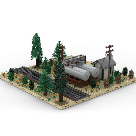 MOC - 98501 National Oil Tanks Building Blocks - LesDiy - Building Blocks