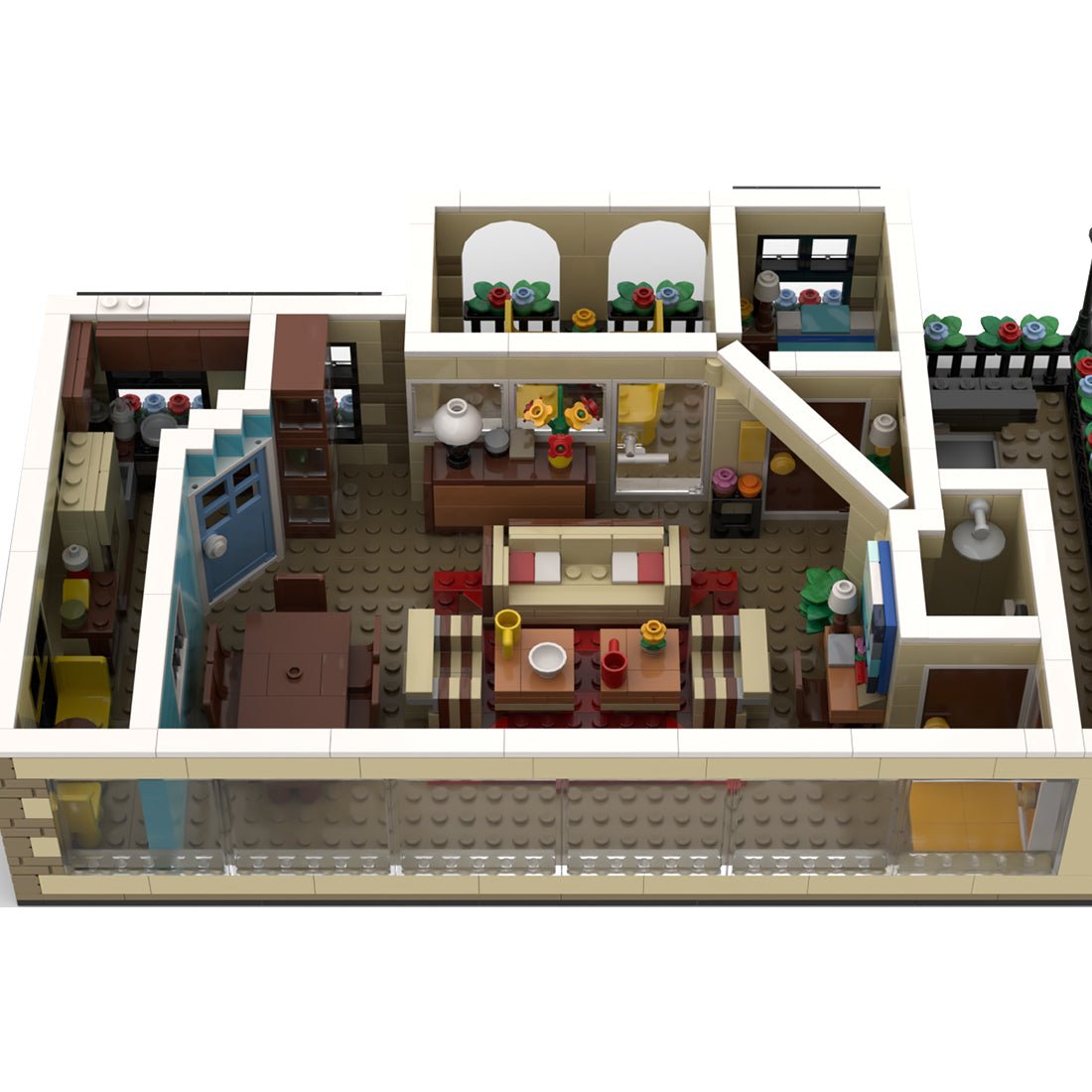 MOC - 98776 SitCom Suite - The Jeffersons Building Blocks - LesDiy - 