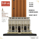 MOC - 99638 1/50 St - Mark's Bell Tower Building Blocks - LesDiy - 