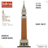 MOC - 99638 1/50 St - Mark's Bell Tower Building Blocks - LesDiy - 