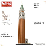MOC - 99638 1/50 St - Mark's Bell Tower Building Blocks - LesDiy