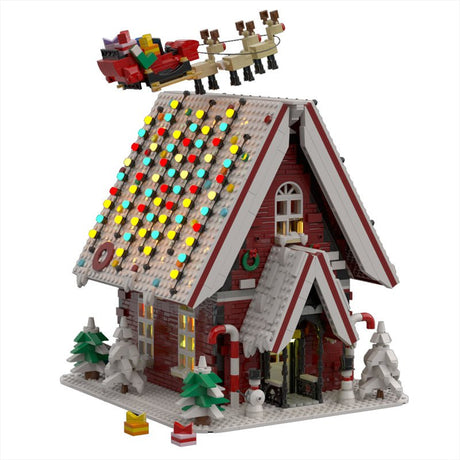 MOC Christmas House - LesDiy