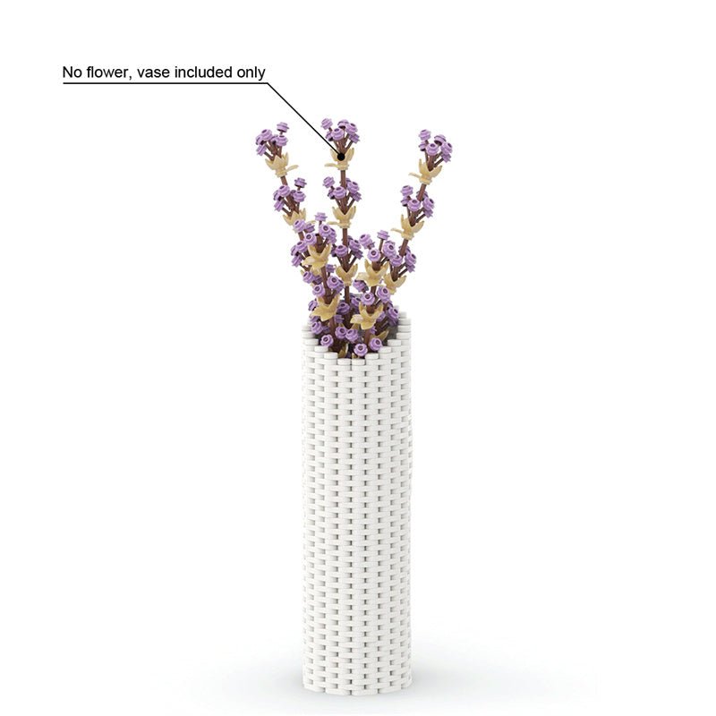 MOC Classical White Vase - LesDiy