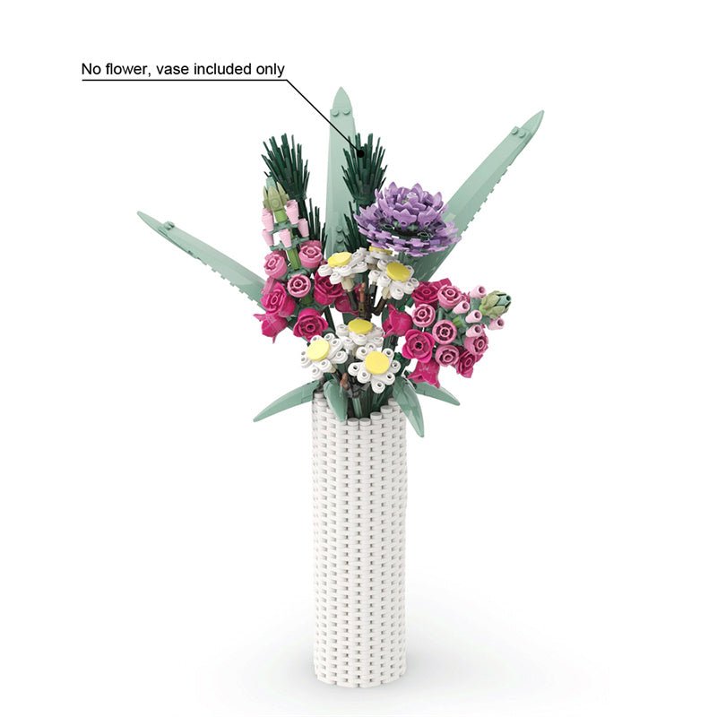 MOC Classical White Vase - LesDiy