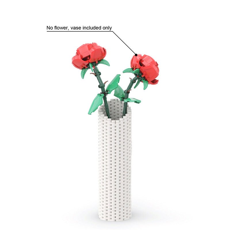 MOC Classical White Vase - LesDiy