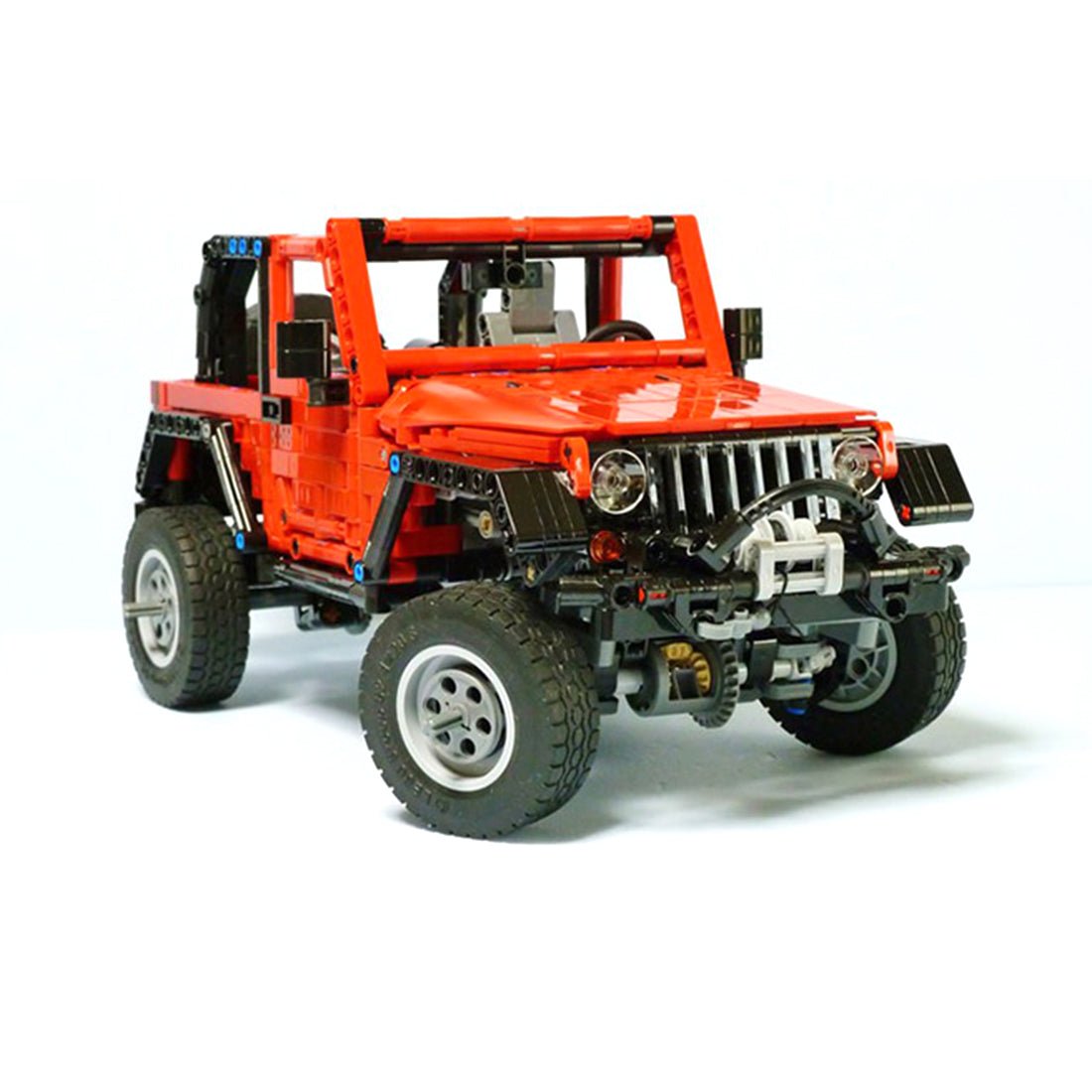 MOC Electric RC Wasteland Off - road Vehicle Building Blocks - LesDiy - 