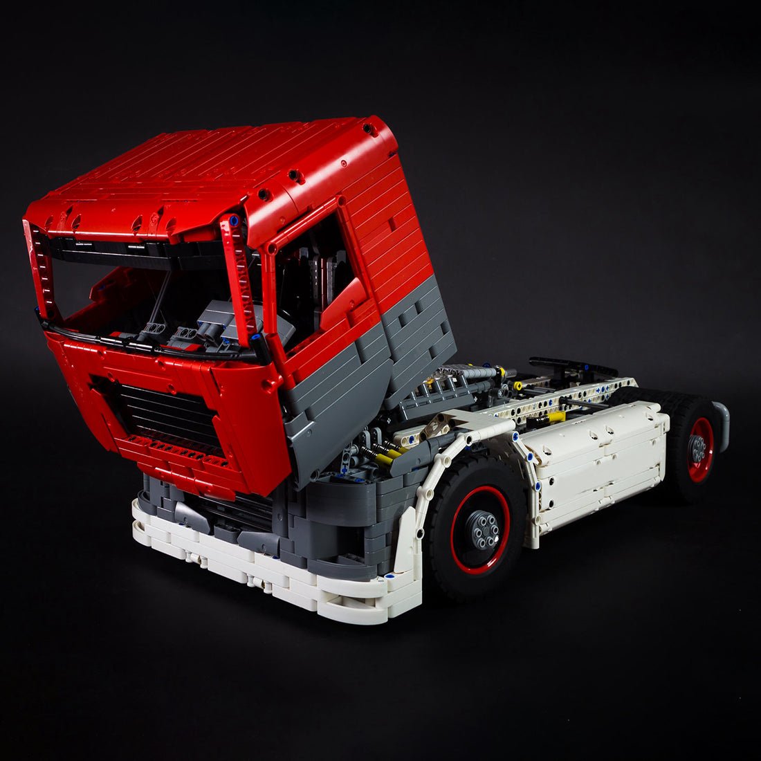 MOC Electric Remote Control Racing Truck Building Block - LesDiy - 