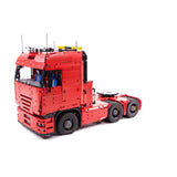 MOC Electric Remote Control Red Big Truck Building Block - LesDiy - 