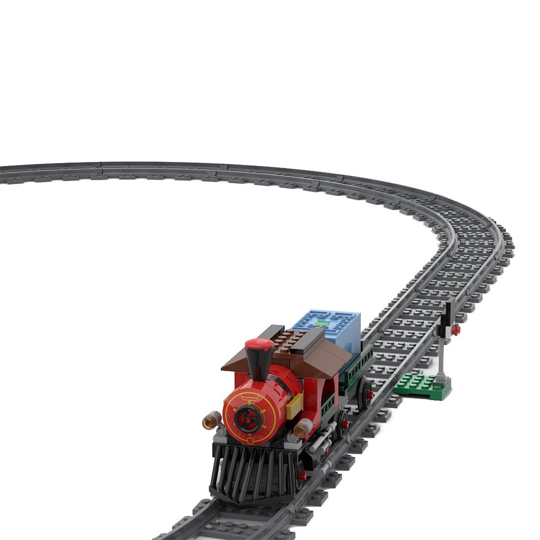 MOC Extra-long Train Track Model | LesDiy