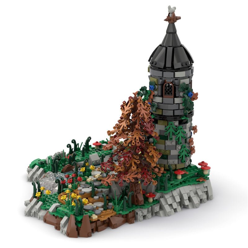 MOC Medieval Gray Tower - LesDiy