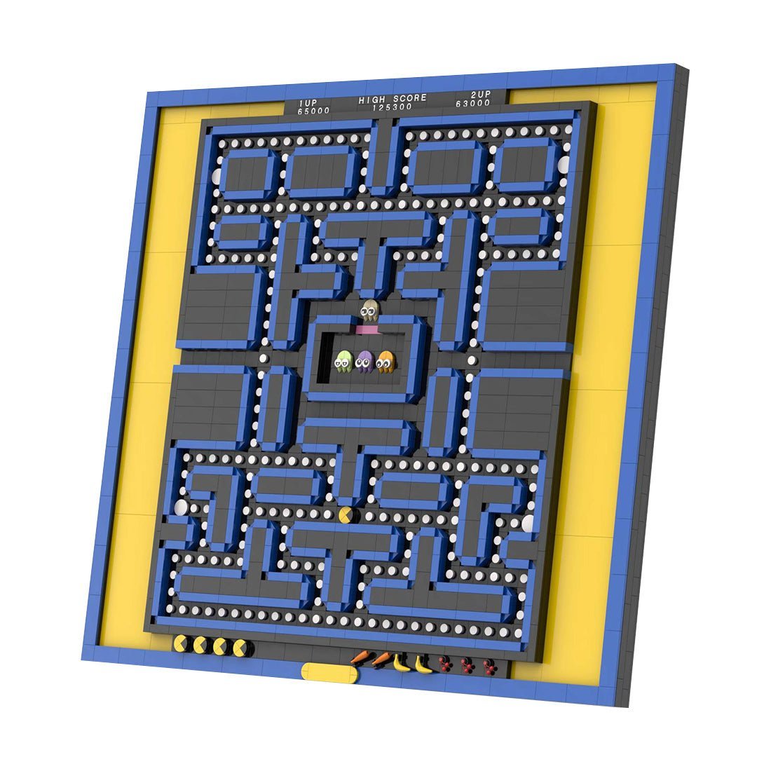 MOC Pac-man 3D Maze Map | LesDiy